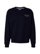 GUESS JEANS Sweatshirt  marin / guld