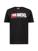 DIESEL Bluser & t-shirts 'ADJUST-K14'  rød / sort / hvid