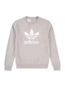 ADIDAS ORIGINALS Sweatshirt 'TREFOIL'  grå-meleret / hvid