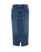 WE Fashion Nederdel  blue denim