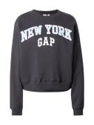 GAP Sweatshirt  pastelblå / sort / hvid