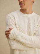 DAN FOX APPAREL Pullover 'Justus'  offwhite