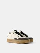 Bershka Sneaker low  sort / offwhite