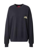 HUGO Sweatshirt 'Dargentix'  navy / lysegul / sort / offwhite