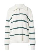 HOLLISTER Pullover  smaragd / hvid