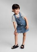 MANGO KIDS Kjole 'Ruffi'  blue denim