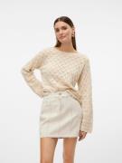 VERO MODA Pullover 'VMLUA'  beige