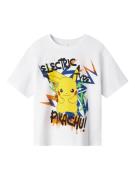 NAME IT Shirts 'Pokémon'  blandingsfarvet / hvid