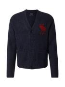 Abercrombie & Fitch Cardigan  navy / rød