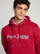 Pepe Jeans Sweatshirt 'SOMERS'  marin / rød / hvid