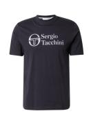 Sergio Tacchini Bluser & t-shirts 'CAMPOS'  sort / hvid