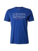 TOM TAILOR DENIM Bluser & t-shirts  blå / melon / hvid