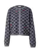 Noisy may Cardigan 'NMCHERRY'  marin / mørkegrå / smaragd / rød