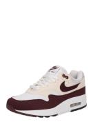 Nike Sportswear Sneaker low 'Nike Air Max 1 87'  mørkerød / hvid / off...