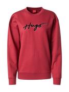 HUGO Sweatshirt 'Easy'  rød / sort