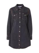 Tommy Jeans Blusekjole  black denim