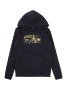 Jack & Jones Junior Sweatshirt  navy / gul / grå / hvid