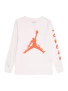 Jordan Shirts 'UP IN FLAMES'  mandarin / hvid