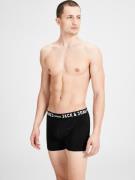 JACK & JONES Boksershorts 'Sense'  sort / hvid