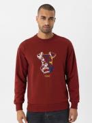 Williot Sweatshirt 'HUGO'  blandingsfarvet / bordeaux