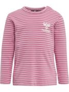 Hummel Funktionsskjorte  pink / lys pink / hvid