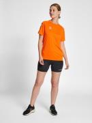 Hummel Funktionsbluse  orange / hvid