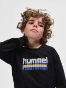 Hummel Sweatshirt 'TUKAS'  neonblå / safran / sort / hvid