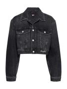 Tommy Jeans Overgangsjakke  black denim