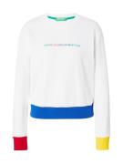 UNITED COLORS OF BENETTON Sweatshirt  blå / gul / rød / hvid