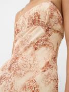 Bershka Sommerkjole  beige / orange