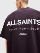 AllSaints Bluser & t-shirts 'Underground'  lilla / offwhite