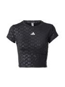 ADIDAS PERFORMANCE Funktionsbluse 'HYGLM'  sort / hvid