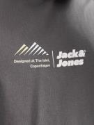 JACK & JONES Bluser & t-shirts 'JCOLIMA'  mørkegrå / hvid