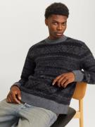 JACK & JONES Pullover 'JORRidgewood'  antracit / mørkegrå