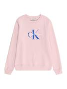 Calvin Klein Jeans Sweatshirt  blå / lyserød / hvid