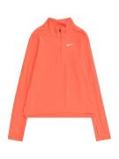 NIKE Funktionsskjorte  orange / hvid