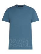 Karl Lagerfeld Bluser & t-shirts  blå / sølv