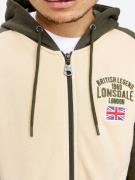 LONSDALE Joggingdragt ' STRETTON '  creme / oliven