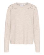 SAINT TROPEZ Pullover 'Zanika'  beige-meleret