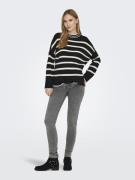 Only Maternity Pullover 'IBI'  sort / hvid