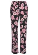 LASCANA Pyjamasbukser  pink / sort