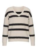 LASCANA Pullover  lysebeige / sort