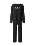 HUGO Pyjamas  sort / hvid