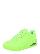 SKECHERS Sneaker low 'Uno - Night Shades'  neongrøn