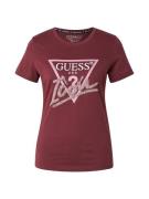 GUESS Shirts  lyserød / bordeaux / sølv / hvid