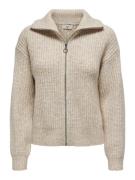 JDY Cardigan 'JDYSILJA'  beige-meleret