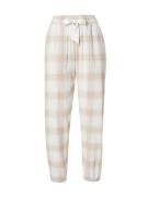 Hunkemöller Pyjamasbukser  beige / hvid