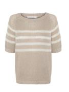 TATUUM Pullover 'Elea'  beige / hvid