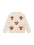 MANGO KIDS Pullover 'RENO'  beige-meleret / karamel / pink / sort