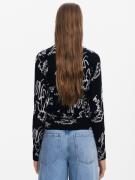 Desigual Pullover  sort / hvid